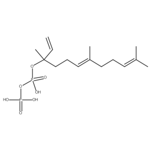 Nerolidyl pyrophosphate, (6E,3S)-结构式