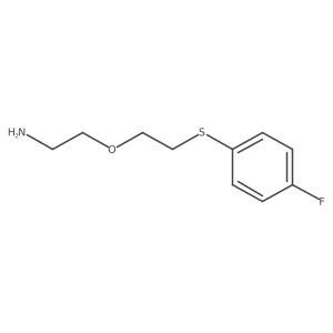 2-(2-[(4-Fluorophenyl)sulfanyl]ethoxy)ethan-1-amine结构式