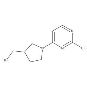 (1-(2-Chloropyrimidin-4-yl)pyrrolidin-3-yl)methanol Structure