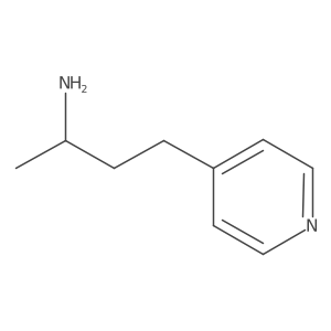 (2S)-4-(pyridin-4-yl)butan-2-amine结构式
