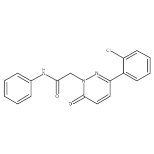 2-[3-(2-chlorophenyl)-6-oxopyridazin-1(6H)-yl]-N-phenylacetamide Structure