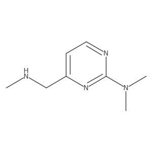 N,N-dimethyl-4-[(methylamino)methyl]pyrimidin-2-amine结构式