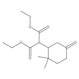 1,3-Diethyl 2-(2,2-dimethyl-5-oxocyclohexyl)propanedioate结构式