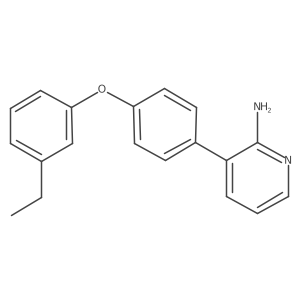 3-(4-(3-Ethylphenoxy)phenyl)pyridin-2-amine结构式