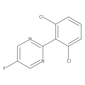 2-(2,6-Dichlorophenyl)-5-fluoropyrimidine结构式