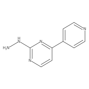 (4-Pyridin-4-ylpyrimidin-2-yl)hydrazine Structure