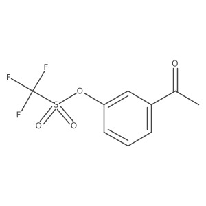 3'-(Trifluoromethylsulfonyloxy)acetophenone Structure