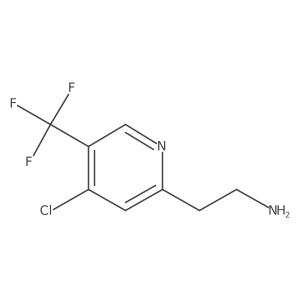 2-[4-Chloro-5-(trifluoromethyl)pyridin-2-YL]ethanamine Structure