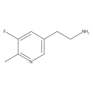 2-(5-Fluoro-6-methylpyridin-3-YL)ethanamine结构式