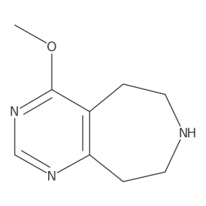 4-Methoxy-6,7,8,9-Tetrahydro-5H-Pyrimido[4,5-D]Azepine Structure