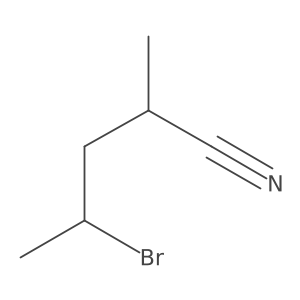 4-Bromo-2-methylpentanenitrile Structure