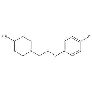 1-[2-(4-Fluorophenoxy)ethyl]piperidin-4-amine Structure