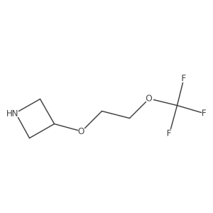 3-[2-(Trifluoromethoxy)ethoxy]azetidine Structure