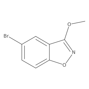 5-Bromo-3-methoxybenzo[d]isoxazole结构式