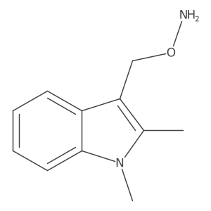 O-[(1,2-dimethyl-1H-indol-3-yl)methyl]hydroxylamine Structure