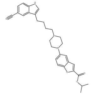 Vilazodone isopropyl ester结构式