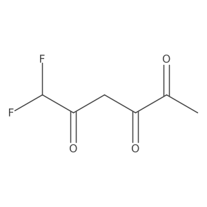 6,6-Difluorohexane-2,3,5-trione Structure
