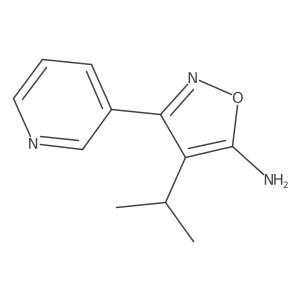 4-Isopropyl-3-(pyridin-3-yl)isoxazol-5-amine Structure