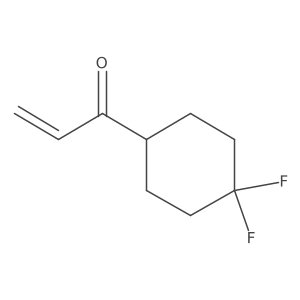 1-(4,4-Difluorocyclohexyl)prop-2-en-1-one结构式