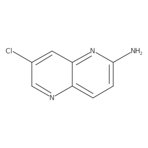 7-Chloro-1,5-naphthyridin-2-amine Structure