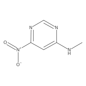 N-methyl-6-nitropyrimidin-4-amine结构式