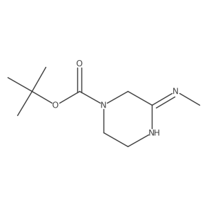 Tert-butyl 5-(methylamino)-1,2,3,6-tetrahydropyrazine-1-carboxylate结构式