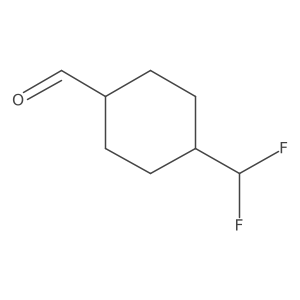 4-(Difluoromethyl)cyclohexane-1-carbaldehyde Structure