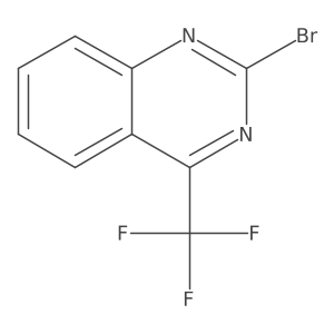 2-Bromo-4-(trifluoromethyl)quinazoline Structure