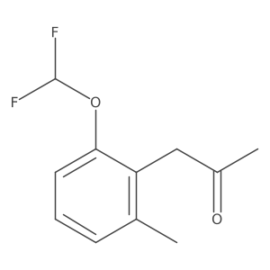 1-(2-(Difluoromethoxy)-6-methylphenyl)propan-2-one结构式