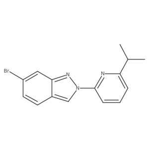 6-Bromo-2-(6-isopropylpyridin-2-yl)-2h-indazole Structure