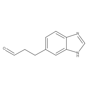 3-(1H-1,3-benzodiazol-5-yl)propanal Structure