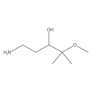 1-Amino-4-methoxy-4-methylpentan-3-ol Structure