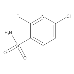 6-Chloro-2-fluoropyridine-3-sulfonamide Structure