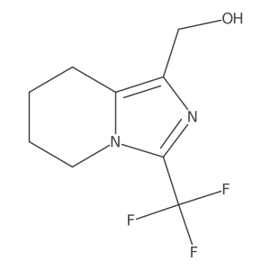 [3-(trifluoromethyl)-5H,6H,7H,8H-imidazo[1,5-a]pyridin-1-yl]methanol Structure