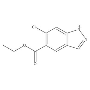 Ethyl 6-chloro-2H-indazole-5-carboxylate Structure