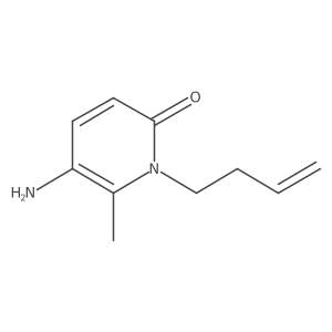 5-Amino-1-(but-3-en-1-yl)-6-methyl-1,2-dihydropyridin-2-one结构式