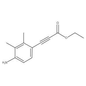 Ethyl 3-(4-amino-2,3-dimethylphenyl)prop-2-ynoate结构式