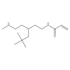 N-(2-{[2-(methylamino)ethyl](2,2,2-trifluoroethyl)amino}ethyl)prop-2-enamide Structure