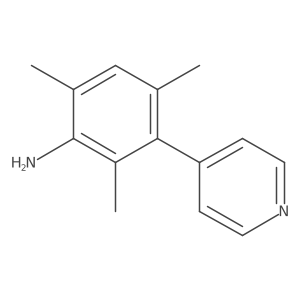 2,4,6-Trimethyl-3-(pyridin-4-yl)aniline Structure