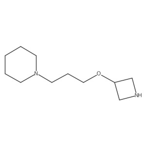 1-[3-(Azetidin-3-yloxy)propyl]piperidine Structure