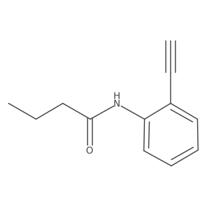 N-(2-ethynylphenyl)butanamide Structure
