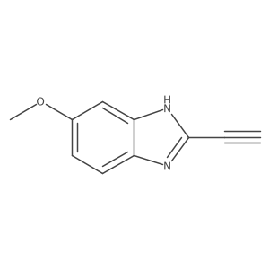 2-ethynyl-6-methoxy-1H-1,3-benzodiazole结构式