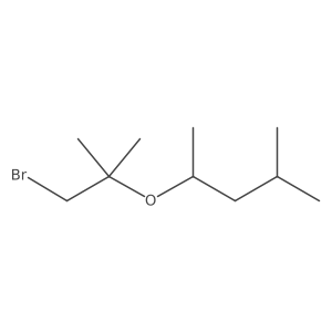 2-[(1-Bromo-2-methylpropan-2-yl)oxy]-4-methylpentane Structure