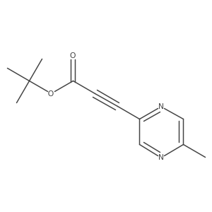 Tert-butyl 3-(5-methylpyrazin-2-yl)prop-2-ynoate结构式