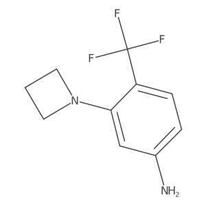 3-(Azetidin-1-yl)-4-(trifluoromethyl)aniline Structure