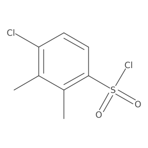 4-Chloro-2,3-dimethylbenzene-1-sulfonyl chloride Structure