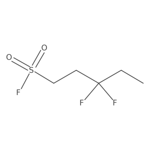 3,3-Difluoropentane-1-sulfonyl fluoride结构式