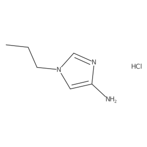 1-Propyl-1H-imidazol-4-amine hydrochloride Structure