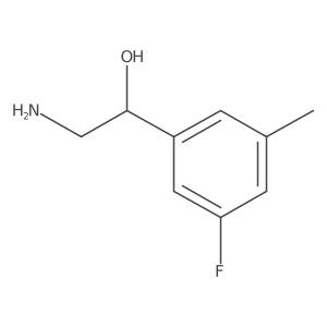 (1S)-2-amino-1-(3-fluoro-5-methylphenyl)ethan-1-ol Structure