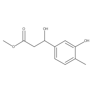 methyl (3S)-3-hydroxy-3-(3-hydroxy-4-methylphenyl)propanoate Structure